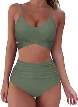 for "green swimsuits for women" | Amazon (US)