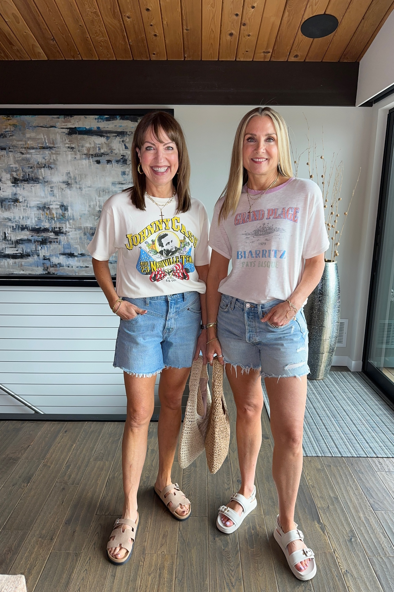 Graphic tees and our favorite denim shorts!

Abercrombie dad short, agolde Parker long denim cutoffs, Anthropologie tees, kohls strap sandal, summer outfit, vacation outfit, travel outfit, concert outfit 

#LTKTravel #LTKOver40 #LTKFindsUnder50