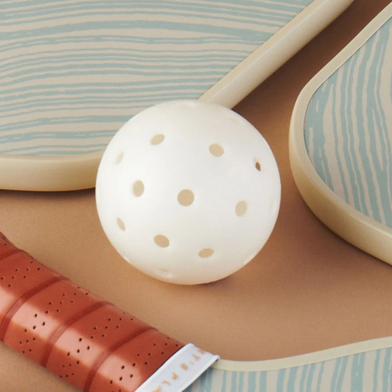 White Hybrid Pickleballs — Set of 3 | Recess Pickleball