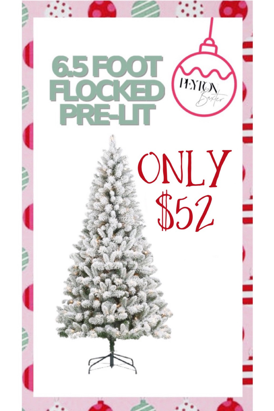 BIG DEAL ALERT!!! Lowest price I’ve seen on this 6.5 ft pre-lit & flocked tree!! 

#LTKHolidaySale #LTKHoliday #LTKSeasonal