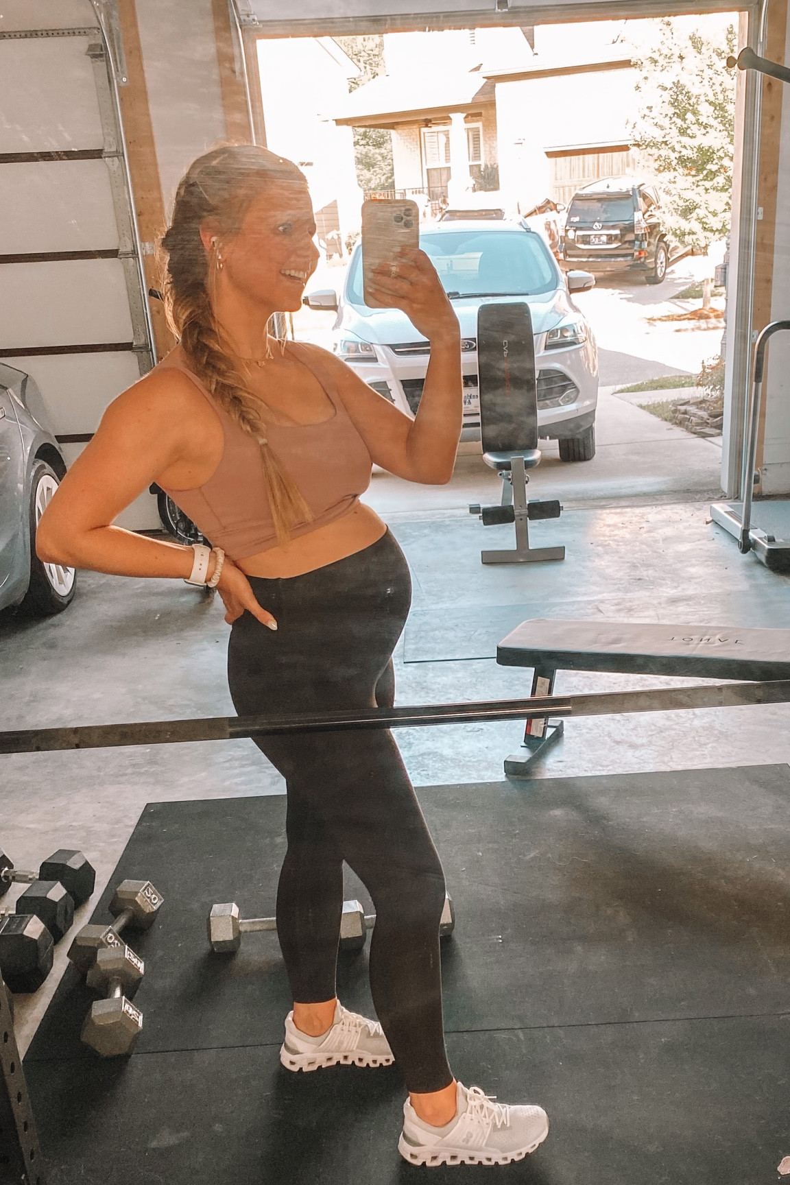 My mom comfy non maternity legging | bump friendly | had both prepregnancy | size small in both 

#LTKbump #LTKFitness #LTKxPrimeDay