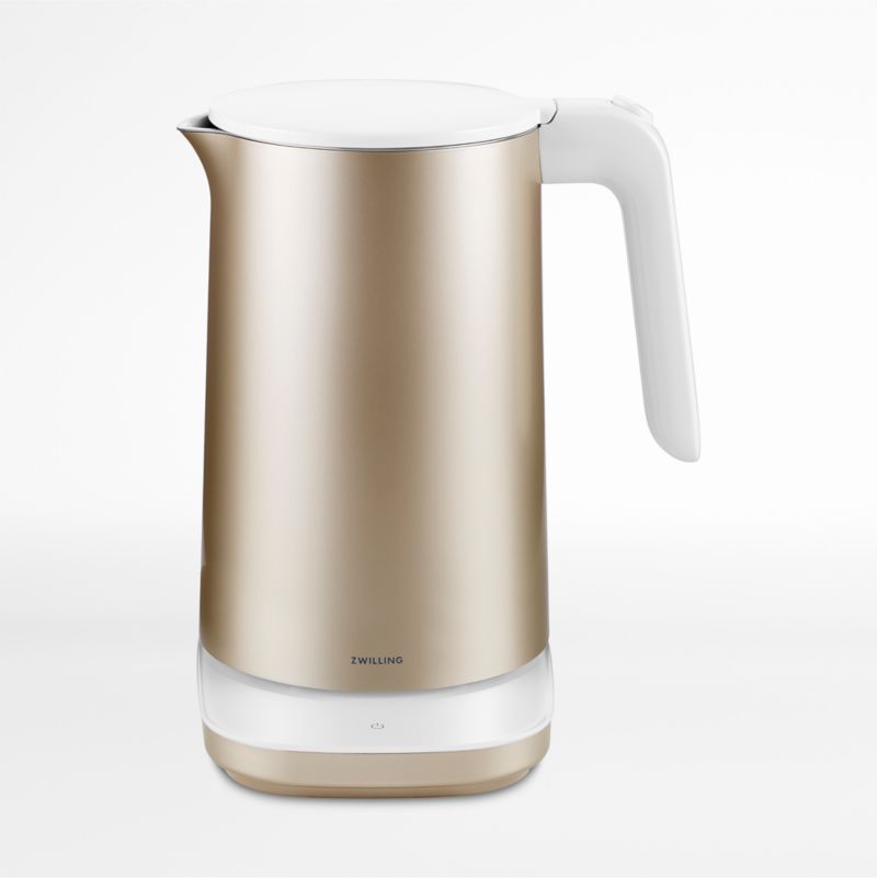 ZWILLING Enfinigy Cool Touch Gold Tea Kettle Pro + Reviews | Crate & Barrel | Crate & Barrel