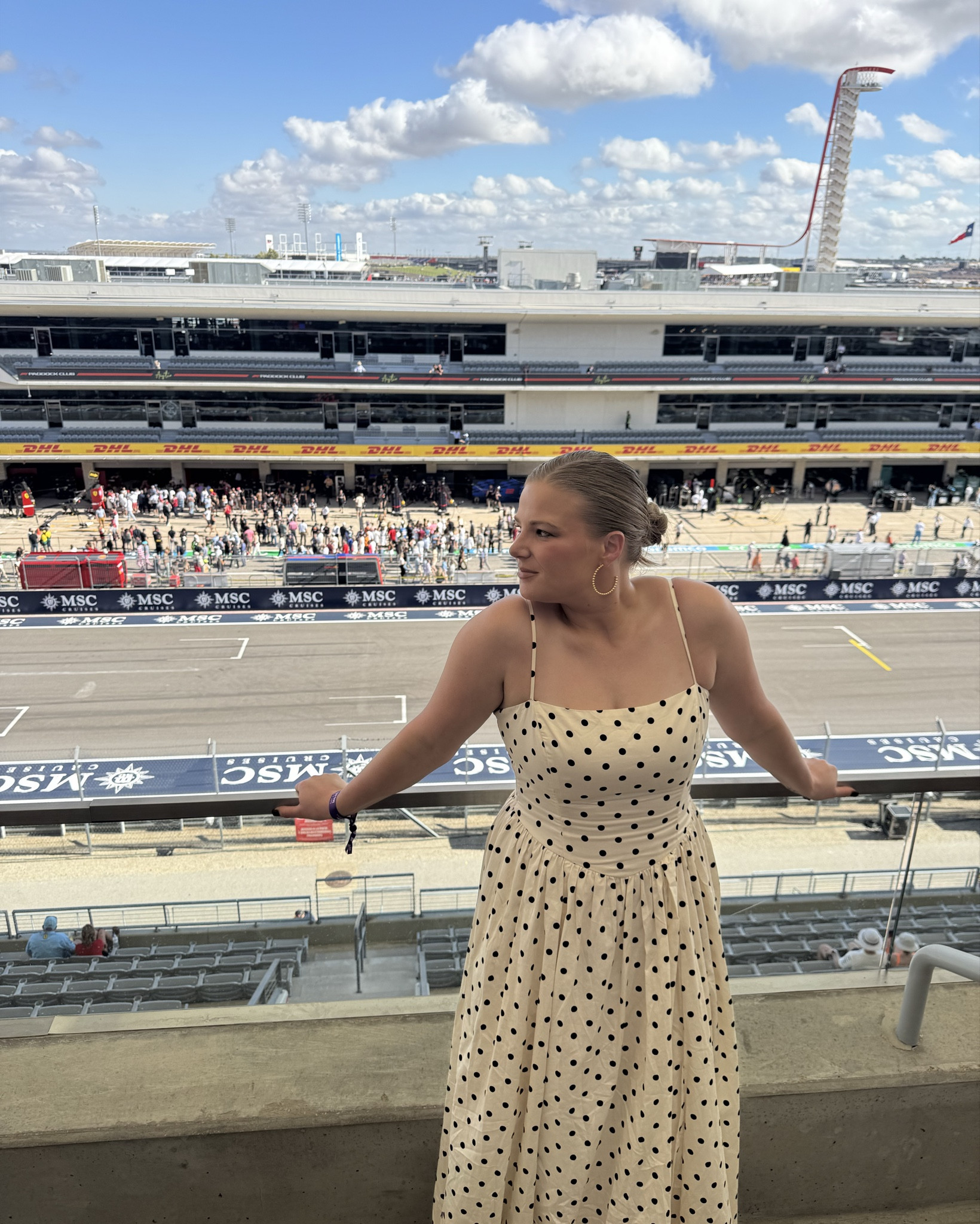 The most perfect F1 weekend with the best dress for any occasion 🏎️🏁 @abercrombie @uncommonjames 

#LTKootd #LTKGiftGuide