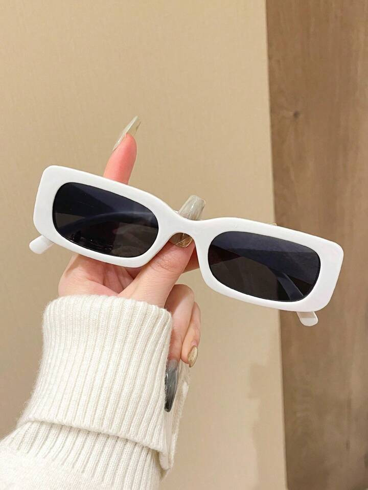 1pc Stylish Y2k Retro Square Frame Cute Daily Unisex Fashion Sports Glasses Shades Beach Accessor... | SHEIN