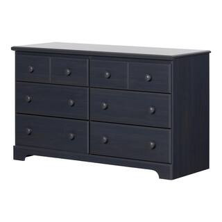 Summer Breeze 6-Drawer Blue Berry Dresser | The Home Depot