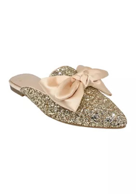 Crown & Ivy™ Elise Bow Mules | Belk