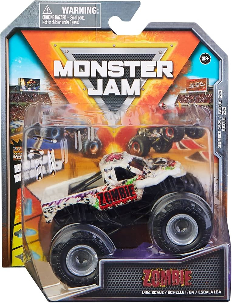 Monster Jam 2022 Spin Master 1:64 Diecast Truck with Bonus Accessory: World Finals Zombie | Amazon (US)