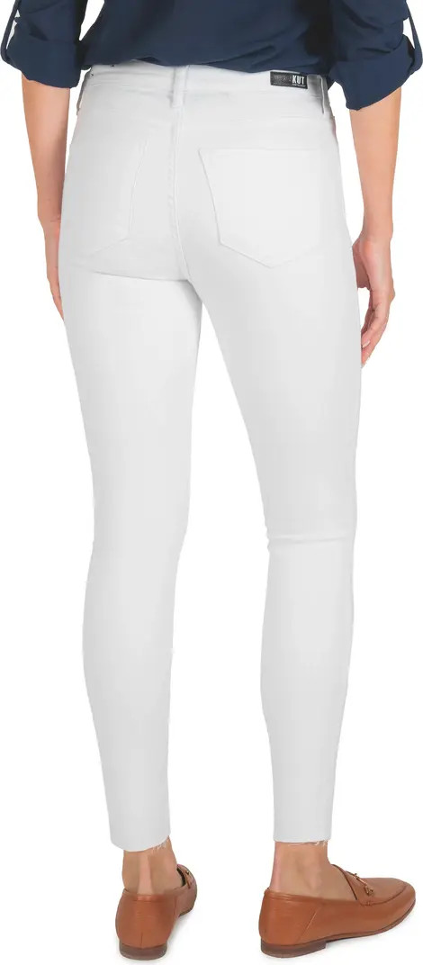 Connie High Waist Raw Hem Ankle Skinny Jeans | Nordstrom