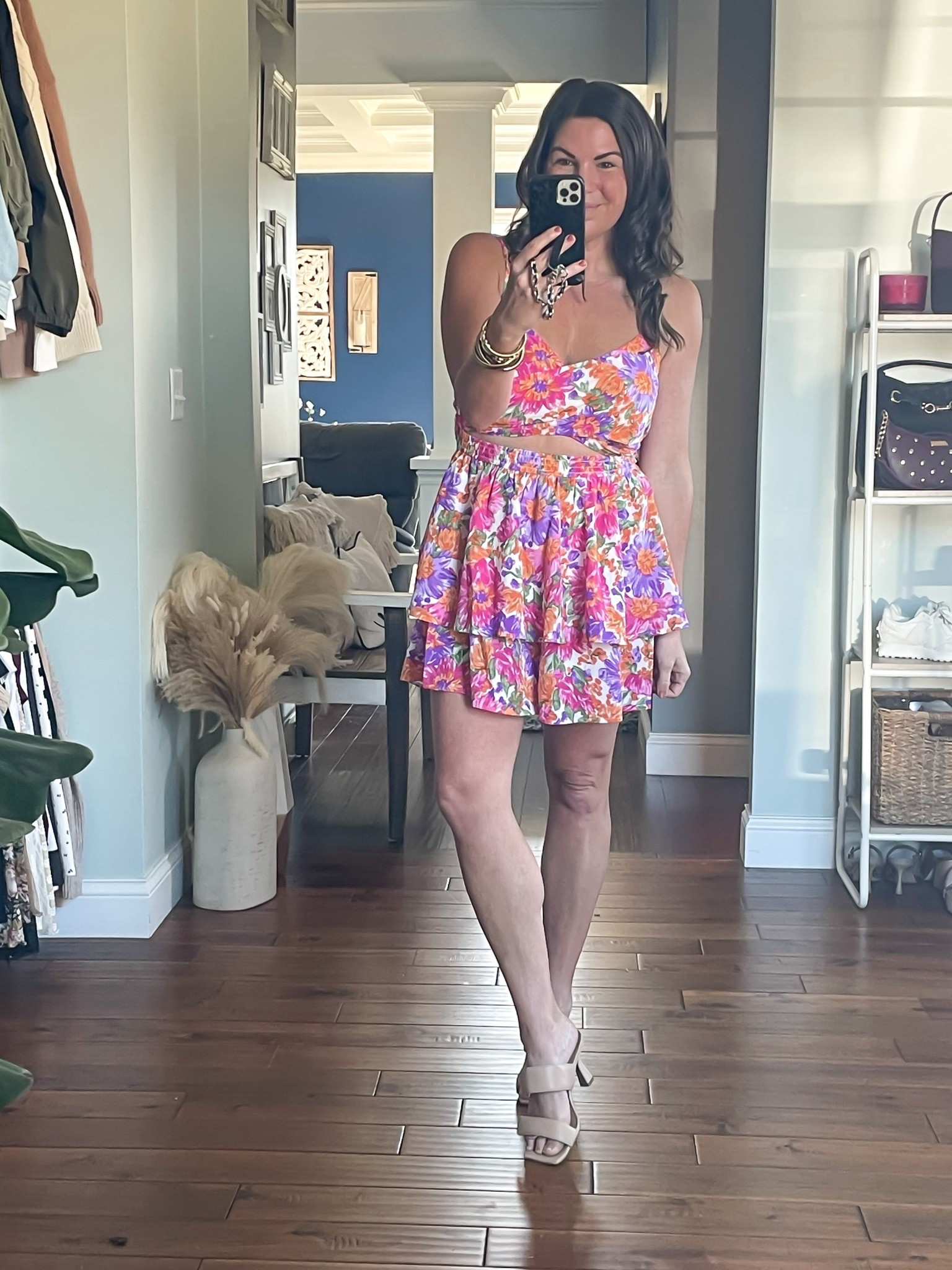 Floral wrap around tie dress 
Spring break
Vacation dress 

#LTKTravel #LTKOver40 #LTKSeasonal