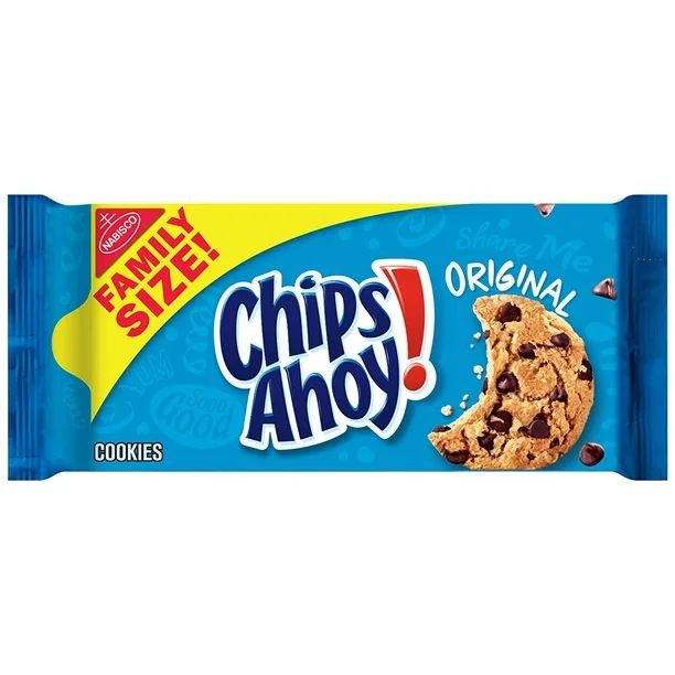 Chips Ahoy! Original Cookies Family Size 18.2 Ounce (Pack of 4) - Walmart.com | Walmart (US)