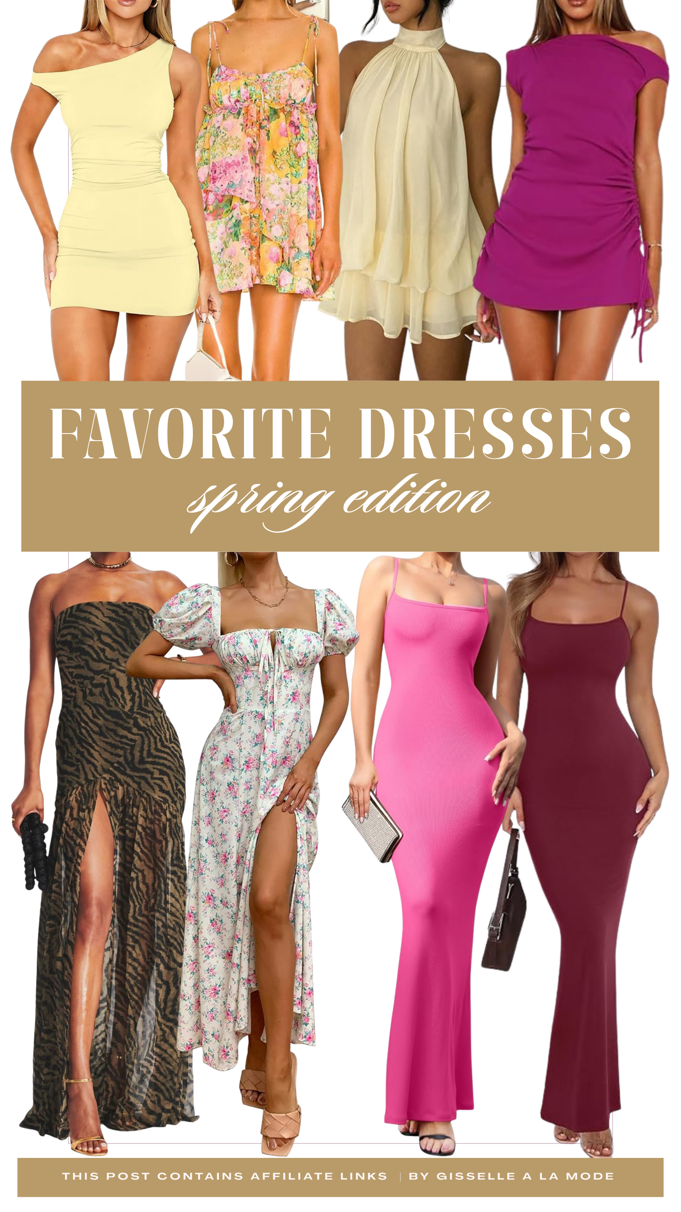 A mix of silhouettes depending on the mood — something easy for daytime, something a bit more fitted for going out. All pieces that feel good on and don’t need much styling.

#LTKdress #springstyle #outfitideas 

 #LTKFestival #LTKgrwm #LTKSeasonal