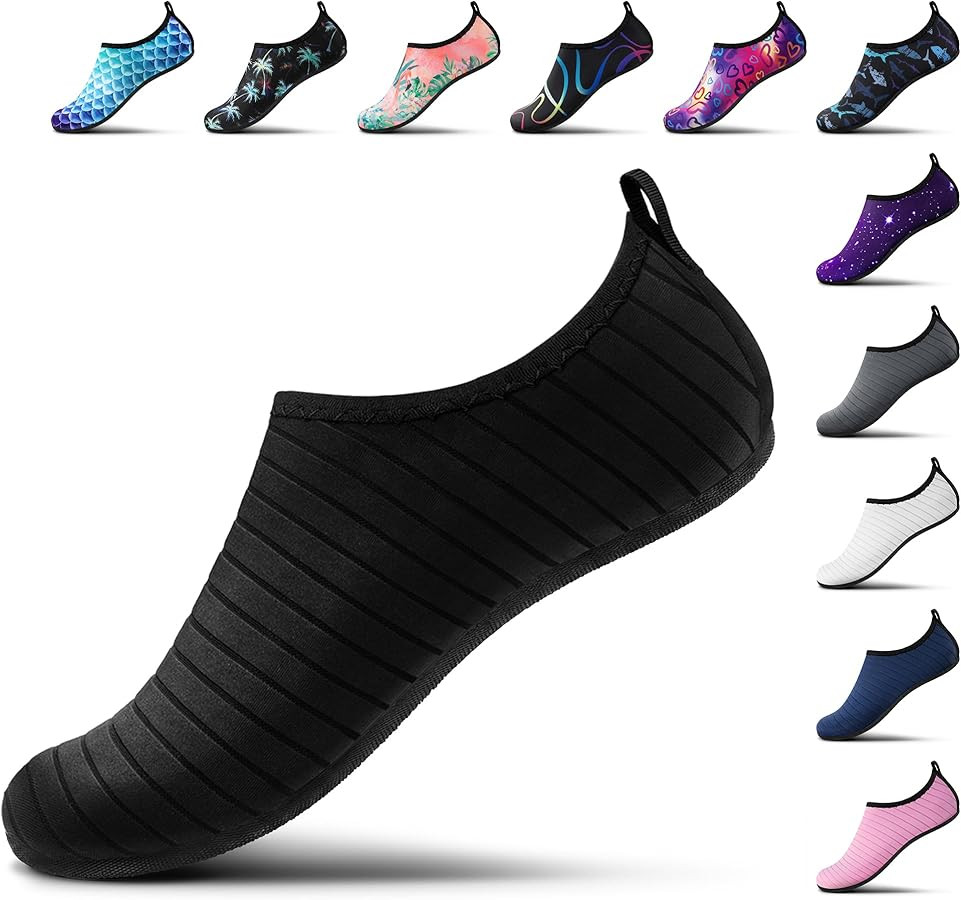 SEEKWAY Water Shoes Women Men Adult Quick-Dry Aqua Socks Barefoot Non Slip for Beach Swim River P... | Amazon (US)
