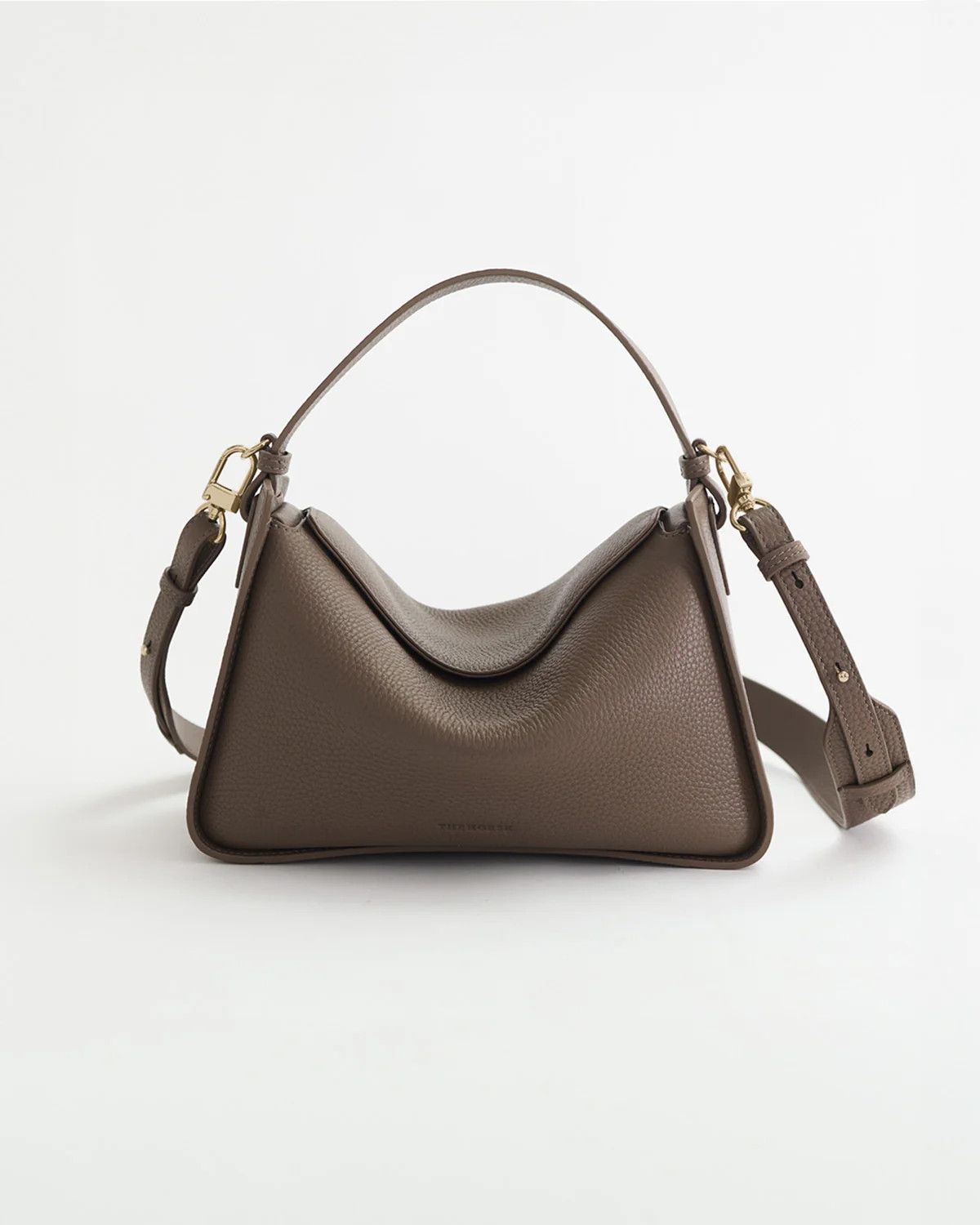Clementine Bag in Mushroom with Gold Trimmings | The Horse (US, AU, UK, NZ)
