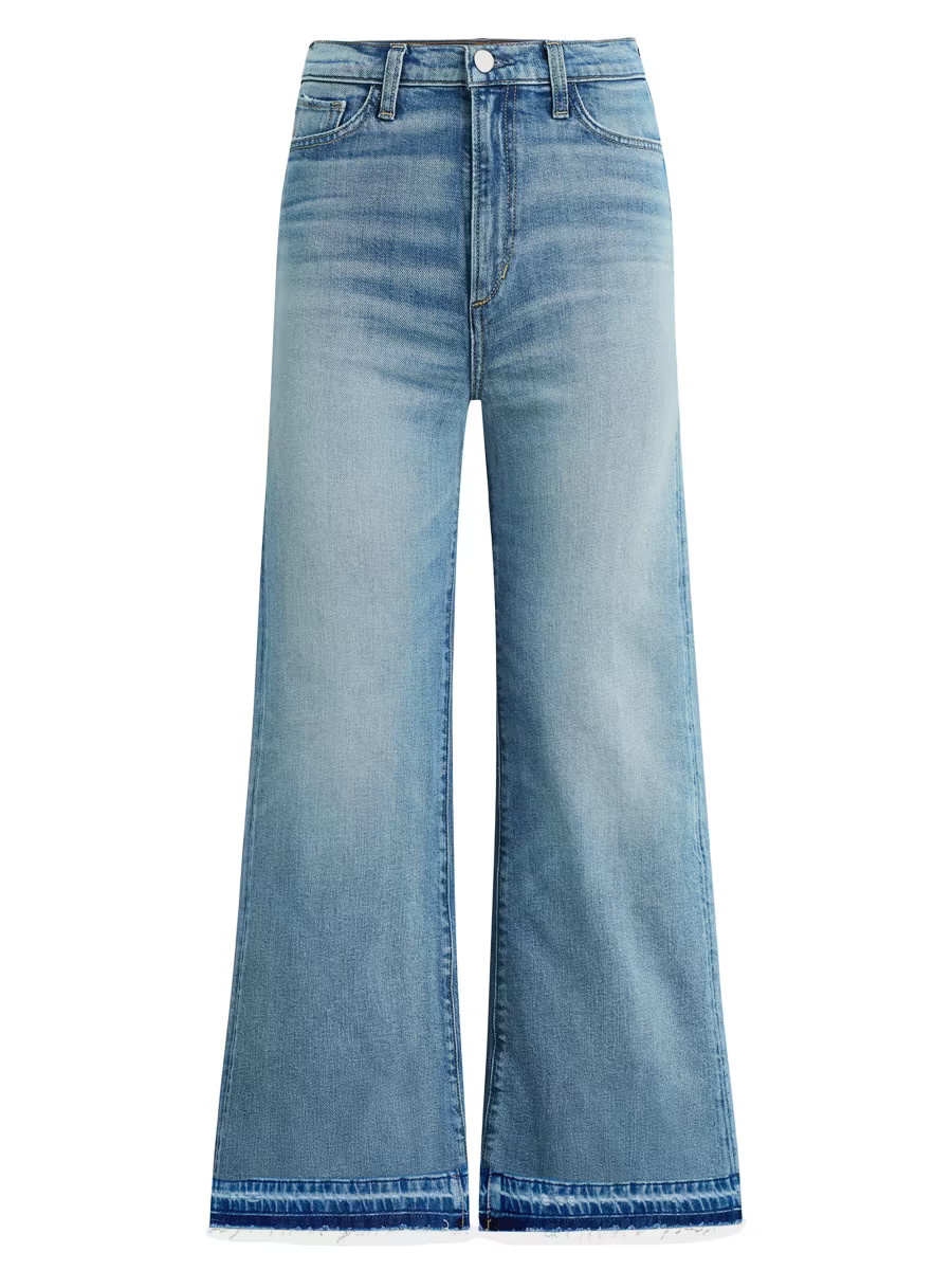 Mia Wide-Leg Ankle Jeans | Saks Fifth Avenue