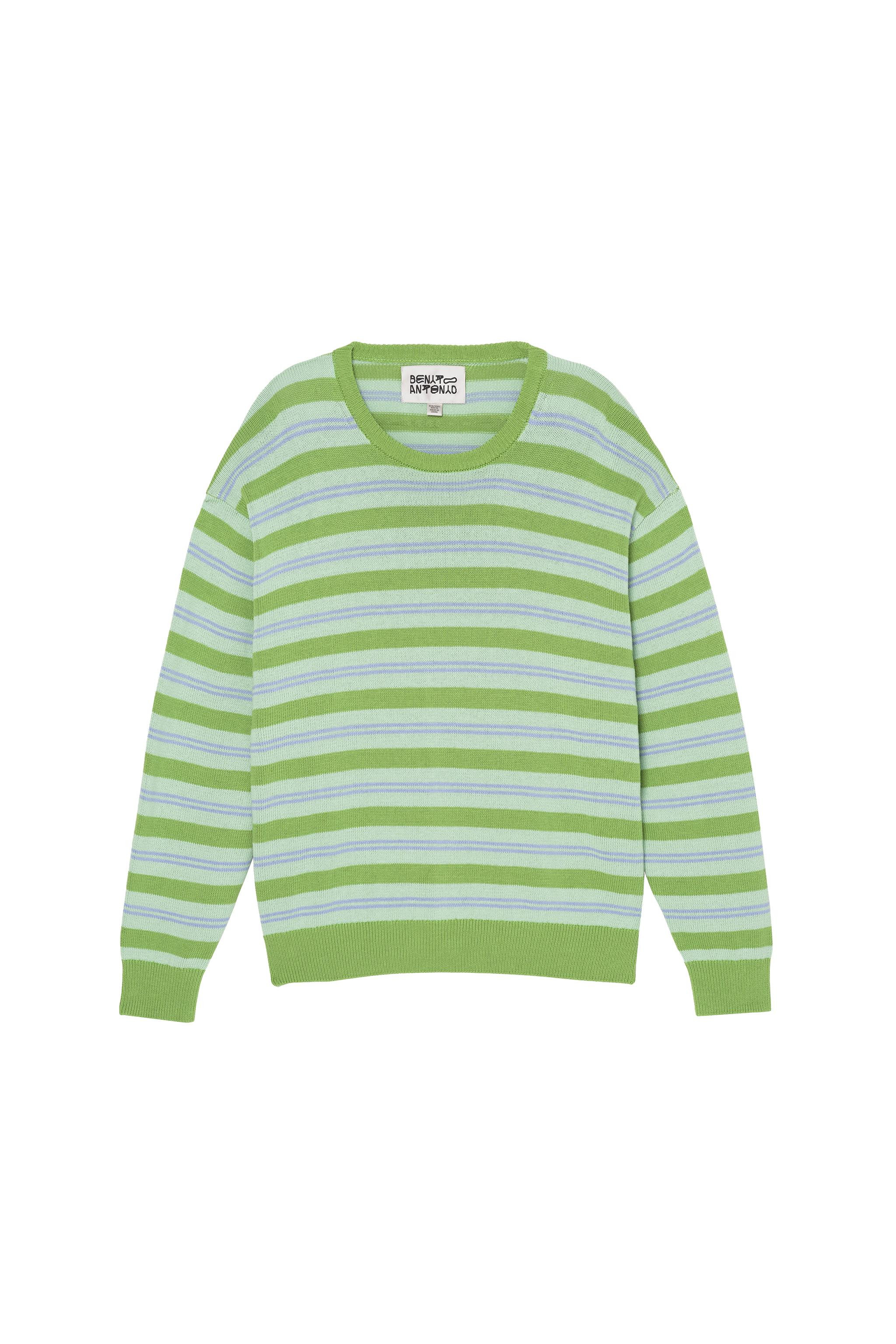 STRIPED COTTON/LINEN JUMPER | Zara UK