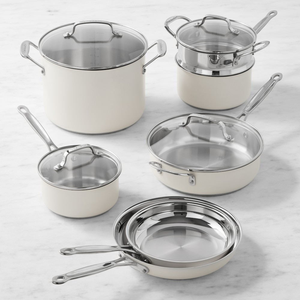 Cuisinart Chef's Classic Stainless Steel Color 11-Piece Cookware Set | Williams-Sonoma