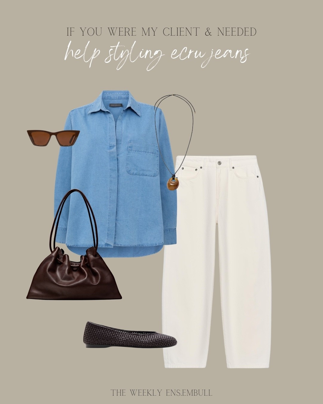 Ecru jeans outfit

#LTKuk #LTKsummer
