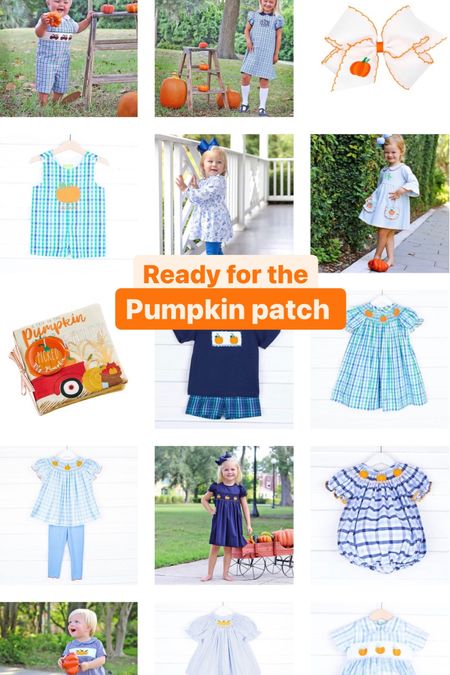 Pumpkin patch outfits smocked clothing smocked kids clothes family photo outfit ideas pumpkin outfits for kids 

#LTKbaby #LTKSeasonal #LTKkids