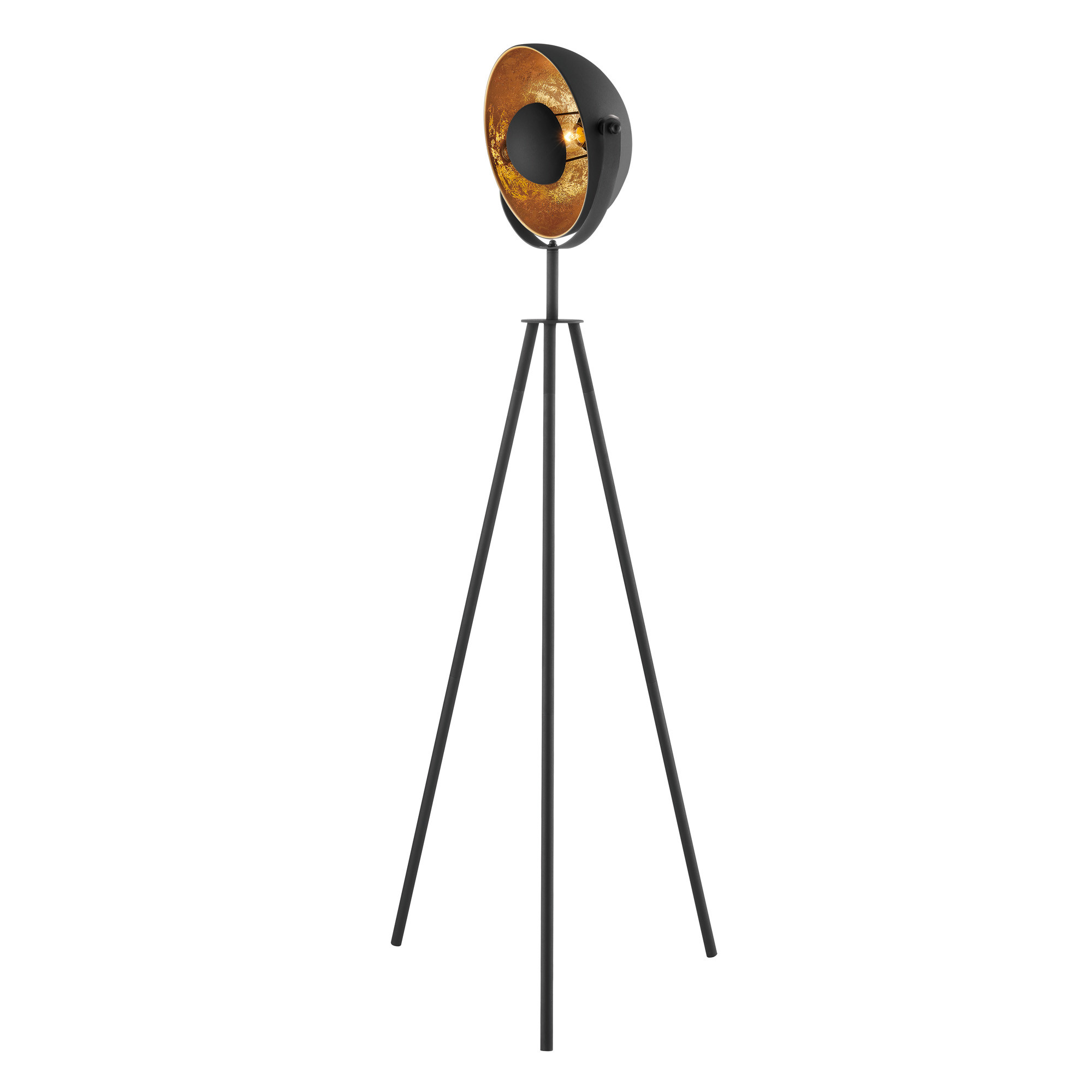 Gothard Floor Lamp In Black and Gold | 1stopbedrooms