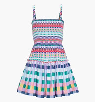 The Seraphina Mini Nap Dress - Multi Gingham | Hill House Home US