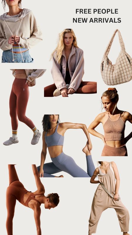 Free People new arrivals 🤍 activewear, coats, jackets, leggings, onesie, tanks, accessories and moree

#LTKfitness