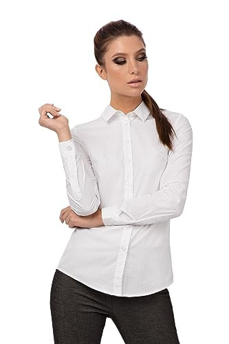 Chef Works Women's Deco Shirt, White, Large | Amazon (US)