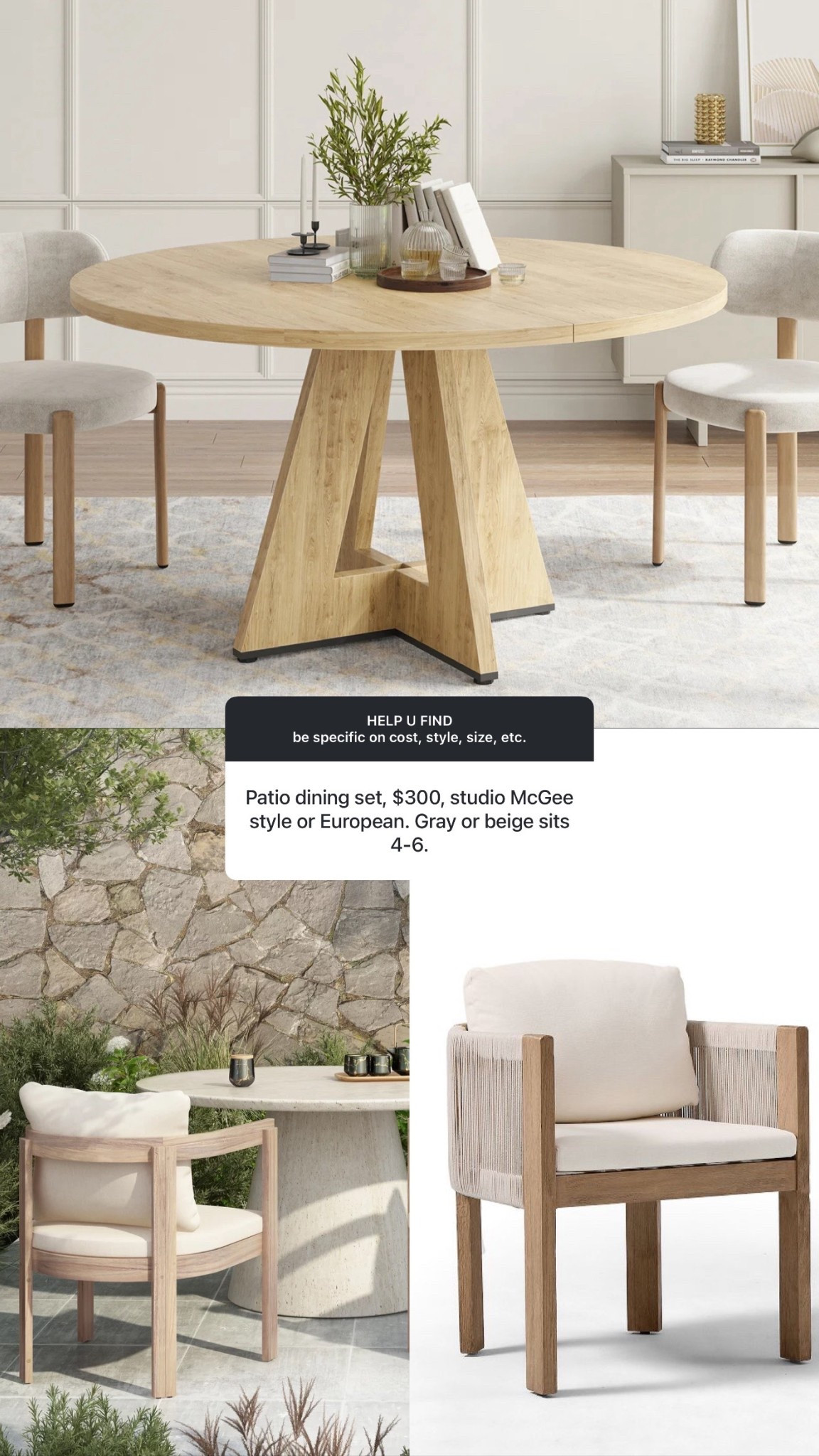 Outdoor dining for under $600

#LTKSpringSale #LTKSeasonal #LTKHome