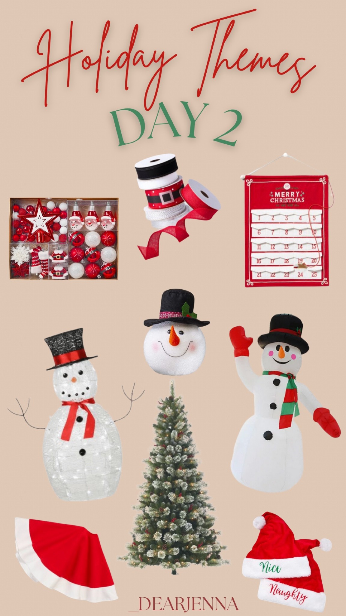 Day 2 of Holiday Themed decor. Check back every day 11/1-11/7 for a new theme to help kick start your holiday season. Classic red and white is today’s theme!

Christmas tree decorations, affordable and budget friendly!

#LTKSeasonal #LTKHoliday #LTKhome