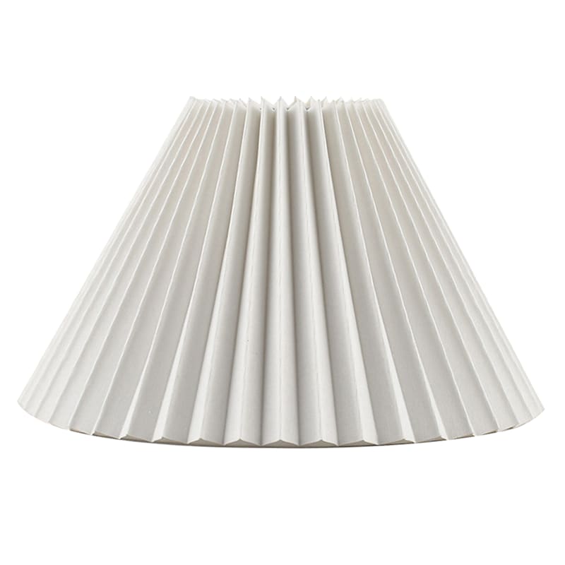 White Pleated Lamp Shade, 8x12 | At Home