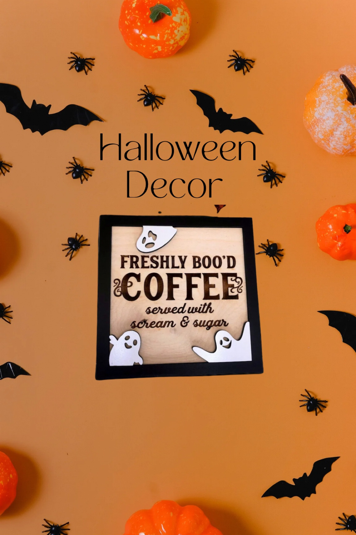 Freshly boo’d coffee sign, funny … curated on LTK