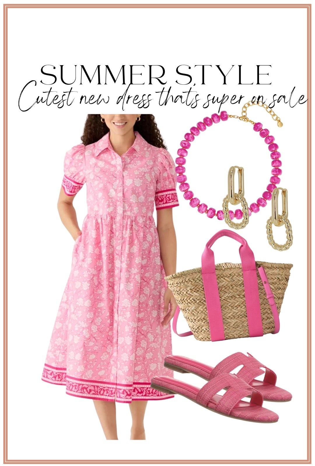 Calling all pink lovers! 💕 This beautiful floral midi dress is feminine, flattering, and currently one of the best deals at Belk. Originally priced around $100 and now marked down to around $30, it’s the perfect dress for baby showers, brunch dates, church, summer events, and family gatherings. Paired with matching pink accessories, this look is giving all the chic summer vibes!

#BelkFinds #PinkDress #FloralDress #SummerStyle #AffordableFashion #MidiDress #FashionDeals #FeminineStyle #SummerWardrobe #BelkStyle #PinkFashion

#LTKootd #LTKPetite