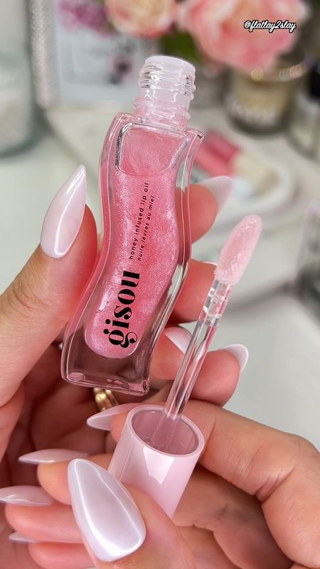 These shimmers! 🤩 Obsessed with ​ @gisou Honey Infused Lip Oil in Watermelon Sugar 🍉✨🫦🤌🏻 @negin_mirsalehi 

Are you picking new Gisou Lip Oil in Coconut Frost? 🥥❄️✨ 

💅🏻 @glamnetic press-on nails in Hailey

💗🎀🌸🍉✨💗🎀🌸🍉✨💗🎀🌸🍉✨

Gisou, lip oil, lip oils, honey infused lip oil, that girl aesthetics,  soft girl aesthetics, pink aesthetics, pink lip gloss, glossy lips, shimmery lip gloss, viral makeup, trending makeup, summer makeup

#gisou #gisoulipoil #gisouhive #lipoil #lipoils #lipproducts #hydratedlips #glossylips #glossylip #shimmers #trendingmakeup #pinklips #pinklip #pinklipgloss #pinkaesthetic #thatgirlaesthetic #softgirlaesthetic #swatches #lipglossjunkie #lipglossaddict #lipglosslover #makeupswatches #viralmakeup #girlygirl #girlygirls #girlythings #girlythingswelove #prettypackaging @sephora @sephoracanada 

#LTKfindsunder50 #LTKbeauty #LTKVideo