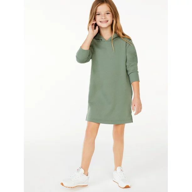 Free Assembly Girls’ Hoodie Dress, Sizes 4-18 & Plus | Walmart (US)