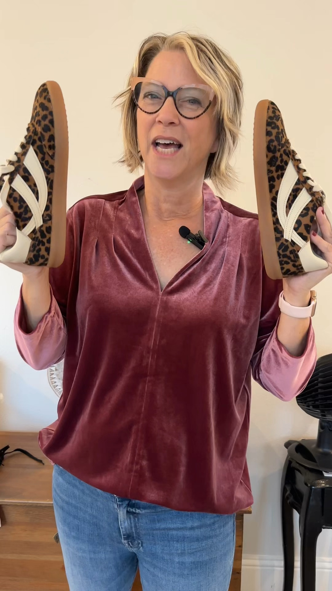 These shoes are versatile for travel outfits! I linked similar but the popular ones were not comfortable fyi. They are comfortable and supportive for traveling too. I sized down half a size. Leopard pattern, sneaker with leopard pattern, midlife fashion, burgundy top, blush color shirt, over 40 style, travel outfits, vacation outfit for fall season #traveloutfit 

#LTKOver40 #LTKShoeCrush #LTKTravel