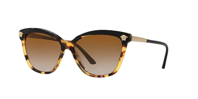 Versace Women's Cat Eye Mirrored Sunglasses | Amazon (US)