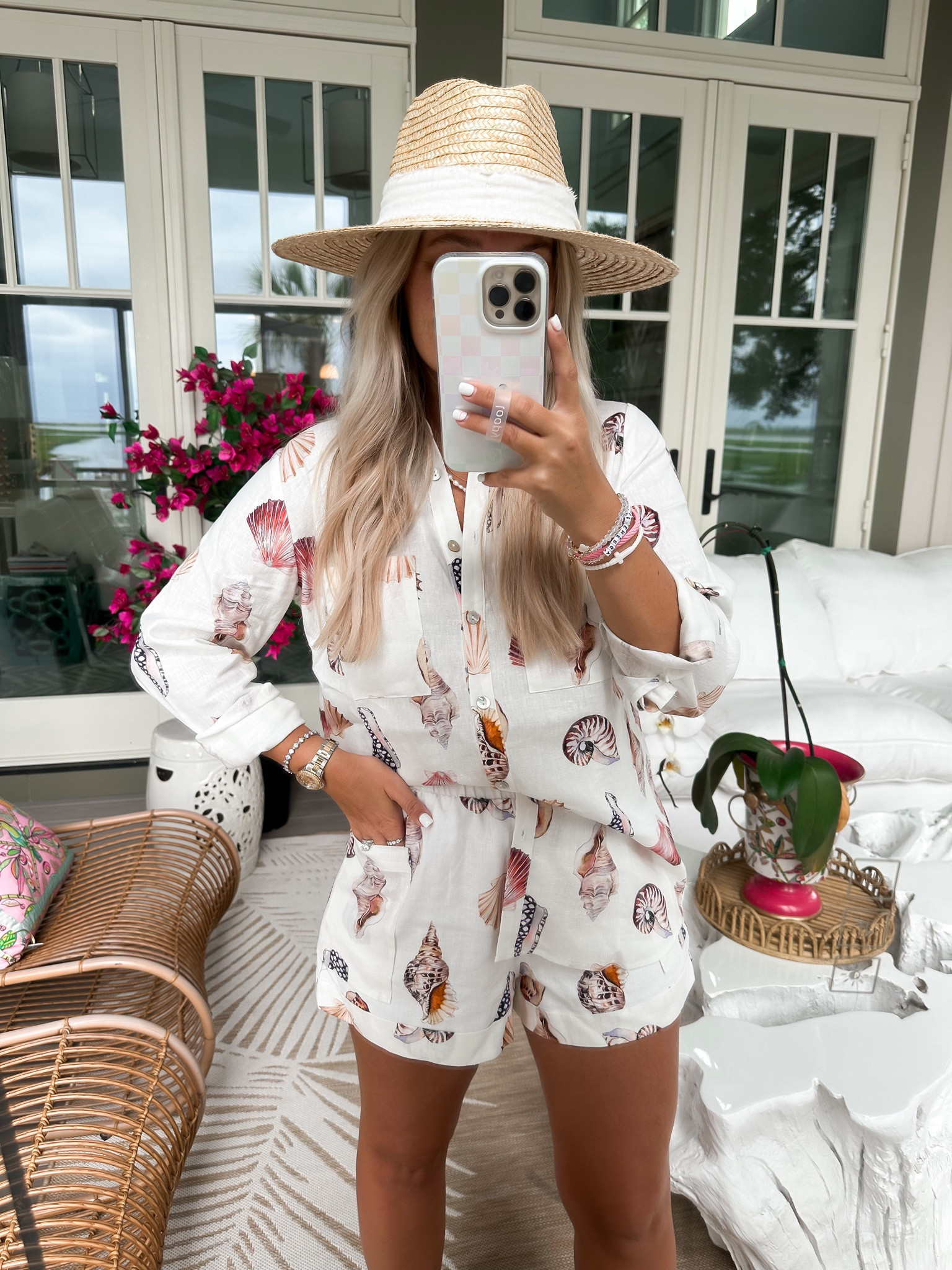 Sunday Funday
Wearing size small top, small shorts. 
Seashell style
Vacation outfit 

#LTKtravel #LTKswim