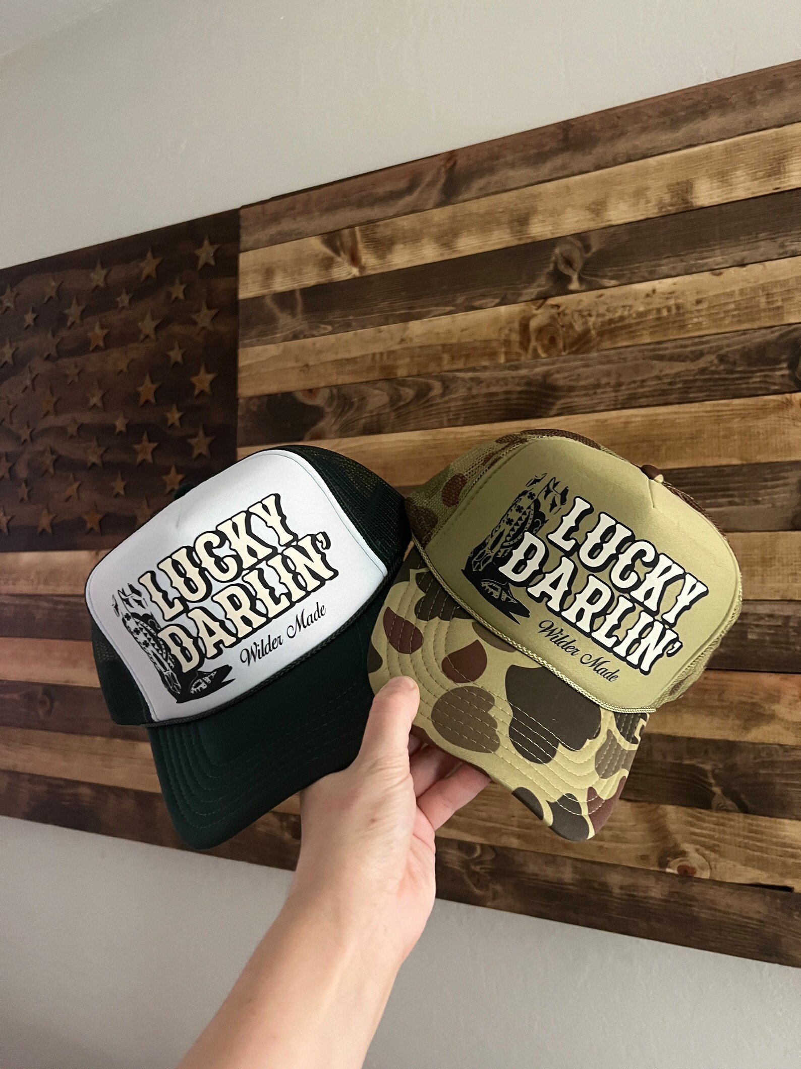 Lucky Darlin Trucker Hat - Etsy | Etsy (US)