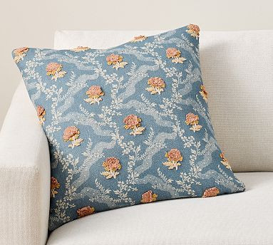 Josephine Embroidered Pillow | Pottery Barn (US)