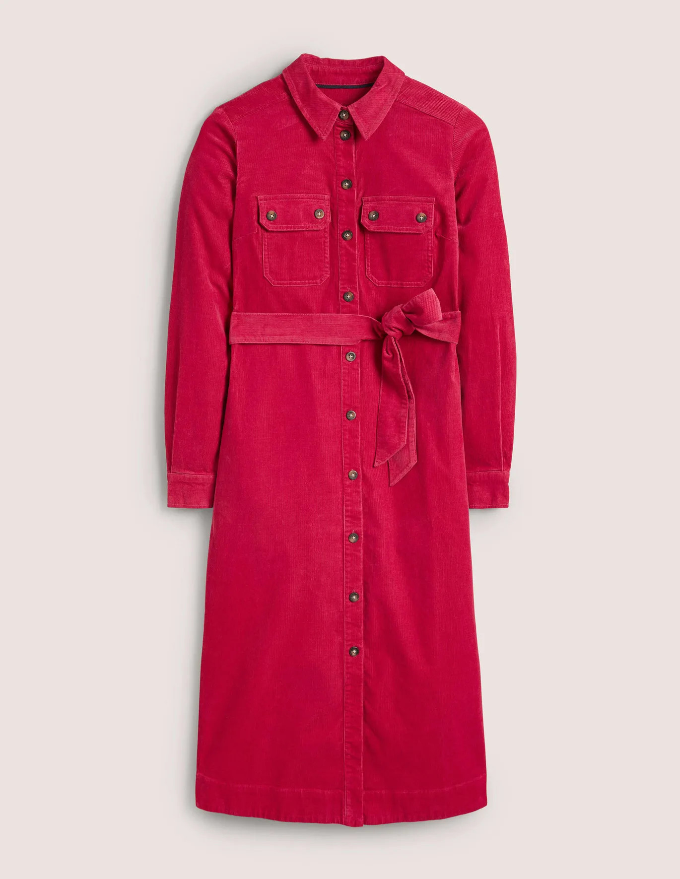 Corduroy Midi Shirt Dress | Boden (US)