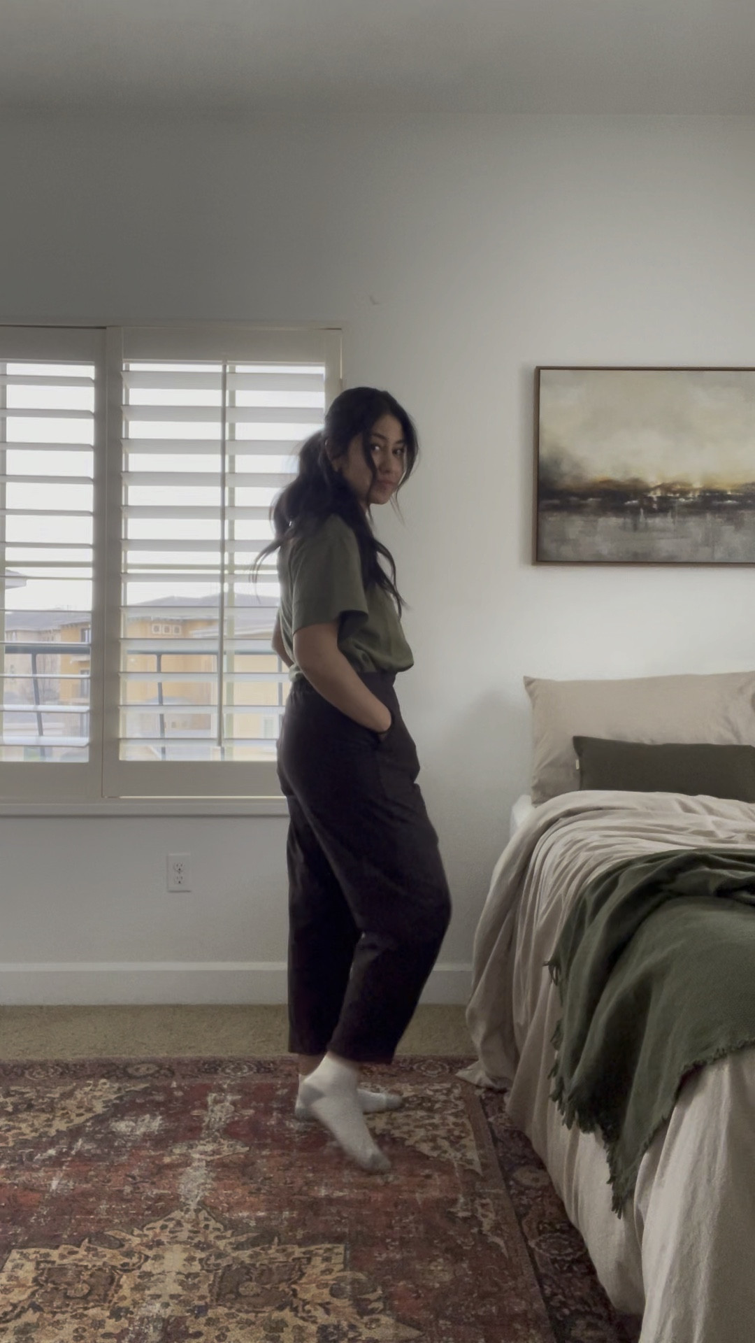 Link to my shirt, pants, earrings, rug, painting, and duvet cover!

#LTKstyletip #LTKVideo #LTKhome