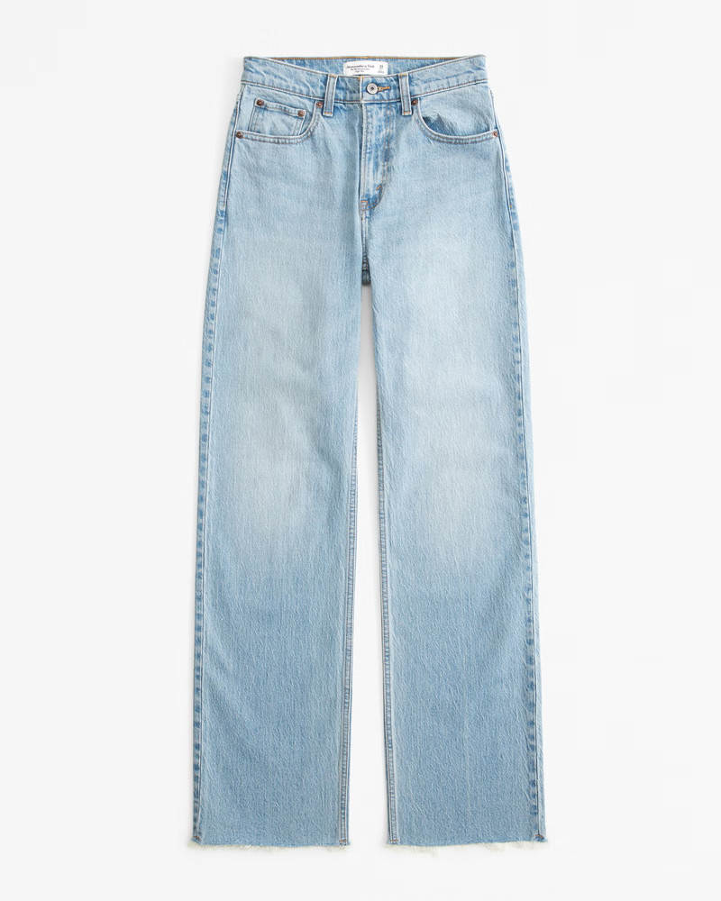 Women's High Rise 90s Relaxed Jean | Women's Bottoms | Abercrombie.com | Abercrombie & Fitch (US)