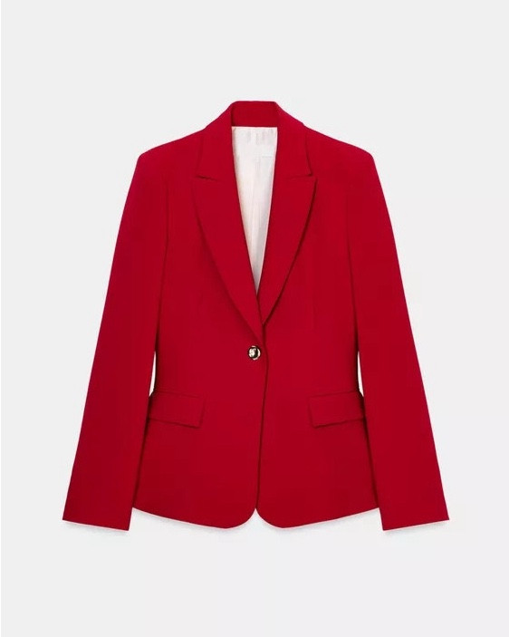 In honor of The Devil Wears Prada 2, bolden your business look with a blazer that exudes confidence. Throw it on, and everything changes — a tailored blazer that instantly elevates the entire look. Style the look with a matching pair of red high-waisted trousers. Red Blazer: Under $120; Red High-Waisted Pants: Under $80.

Keywords:

* tailored blazer
* shoulder pad blazer
* structured blazer
* womens blazer
* workwear blazer
* classic blazer
* fitted blazer
* modern blazer
* work outfit
* business casual outfit
* office style
* elevated outfit
* day to night outfit
* fall outfit layering
* fashion styling
* outfit inspiration
* power dressing
* european chic style
* minimalist fashion
* modern elegance
* clean girl aesthetic
* tailored fashion
* confident style
* refined look




#LTKTravel #LTKgrwm #LTKWorkwear