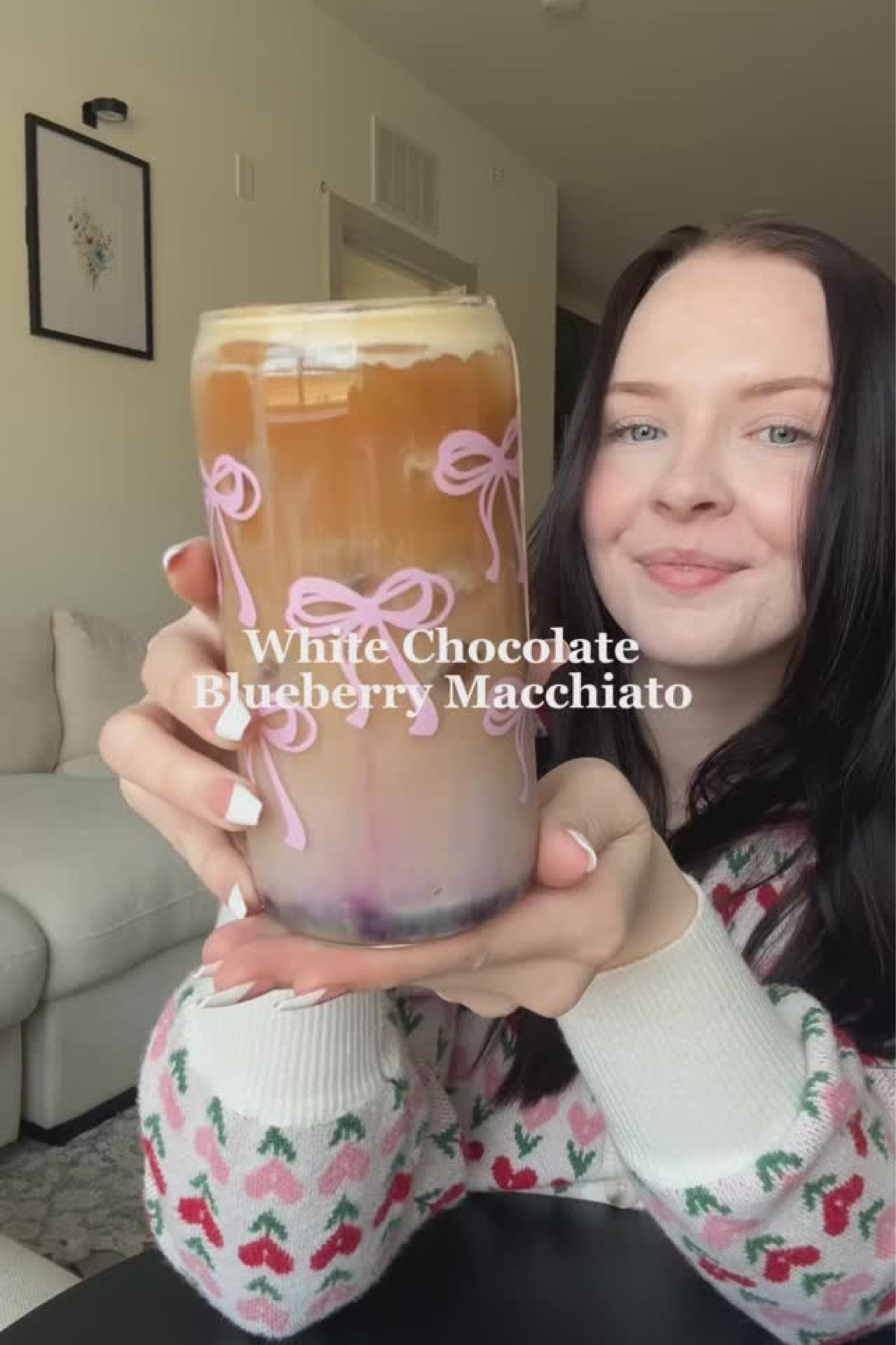 White chocolate blueberry macchiato🫐☁️✨ #whitechocolate #whitechocolatemocha #macchiato #caramelmacchiato #blueberrylatte #makecoffeewithme #coffeeathome #coffeerecipes #coffee #vegan #foodphotography #glutenfree #coffeetime #coffeelover #coffeeshop #latte #recipe #coffeeaddict #espresso #recipes #coffeelovers #cappuccino #coffeebreak #coffeegram #instacoffee #coffeeholic #refreshing #coffeelove
