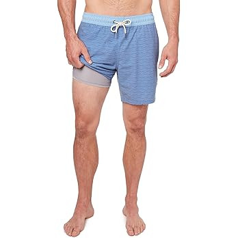Fair Harbor The Bayberry Trunk –– Men's Swim Suits with Liner, 7-inch Inseam –– Anti-Chaf... | Amazon (US)