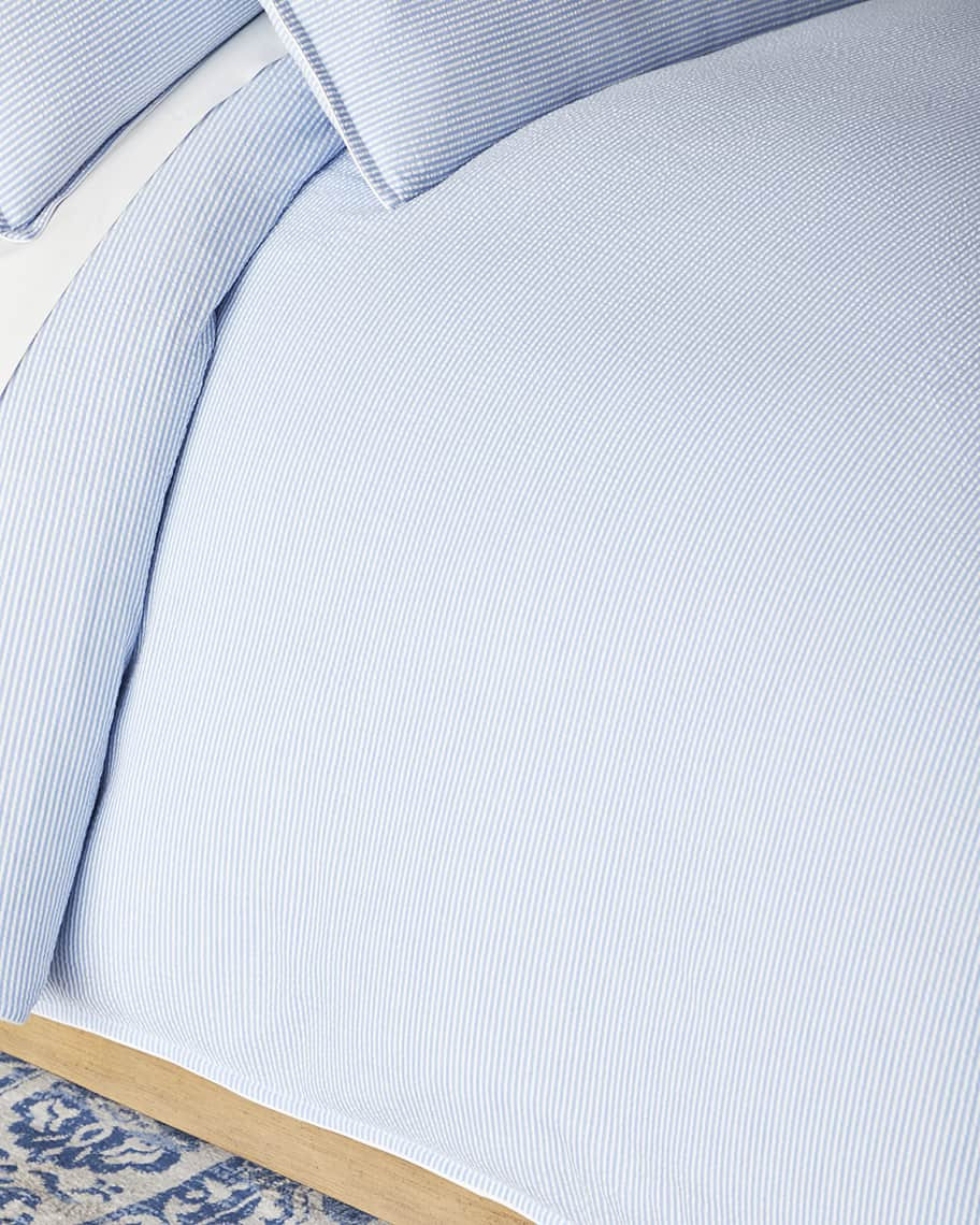 Seersucker King Duvet Cover | Neiman Marcus
