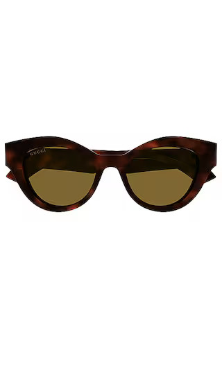 Generation Cat Eye in Shiny Dark Havana & Solid Tabac | Revolve Clothing (Global)