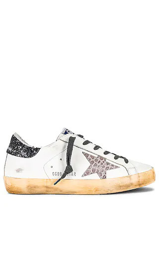 Super-Star Sneaker in White, Light Pink, & Black | Revolve Clothing (Global)