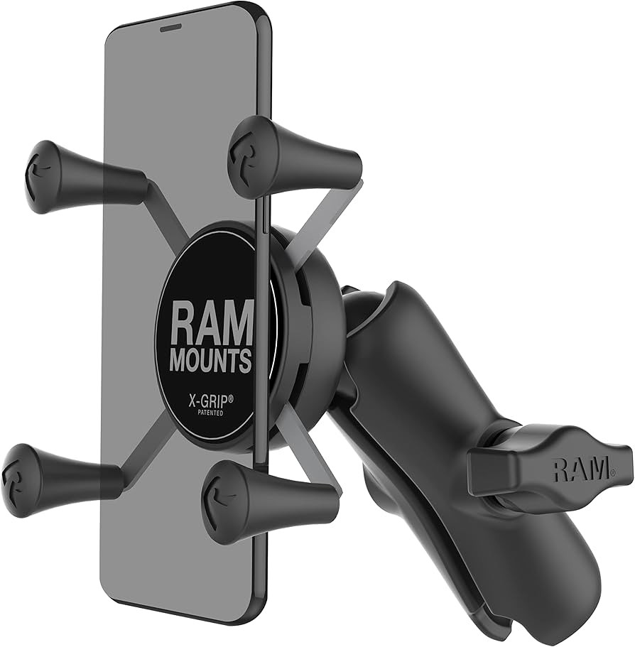 RAM Mounts RAP-HOL-UN7B-201U X-Grip Phone Holder with Composite Double Socket Arm(Medium) Compati... | Amazon (US)
