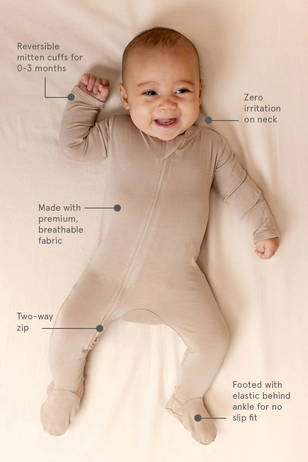 Kea - CloudBlend™ Footed Pajamas | Wildbird