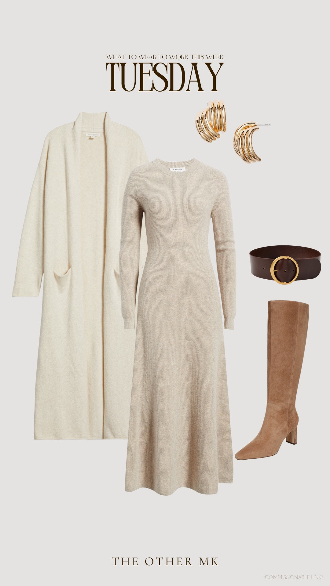 What to wear to work this week
Cozy neutral knits for the office


#LTKWorkwear #LTKMidsize #LTKFindsUnder100